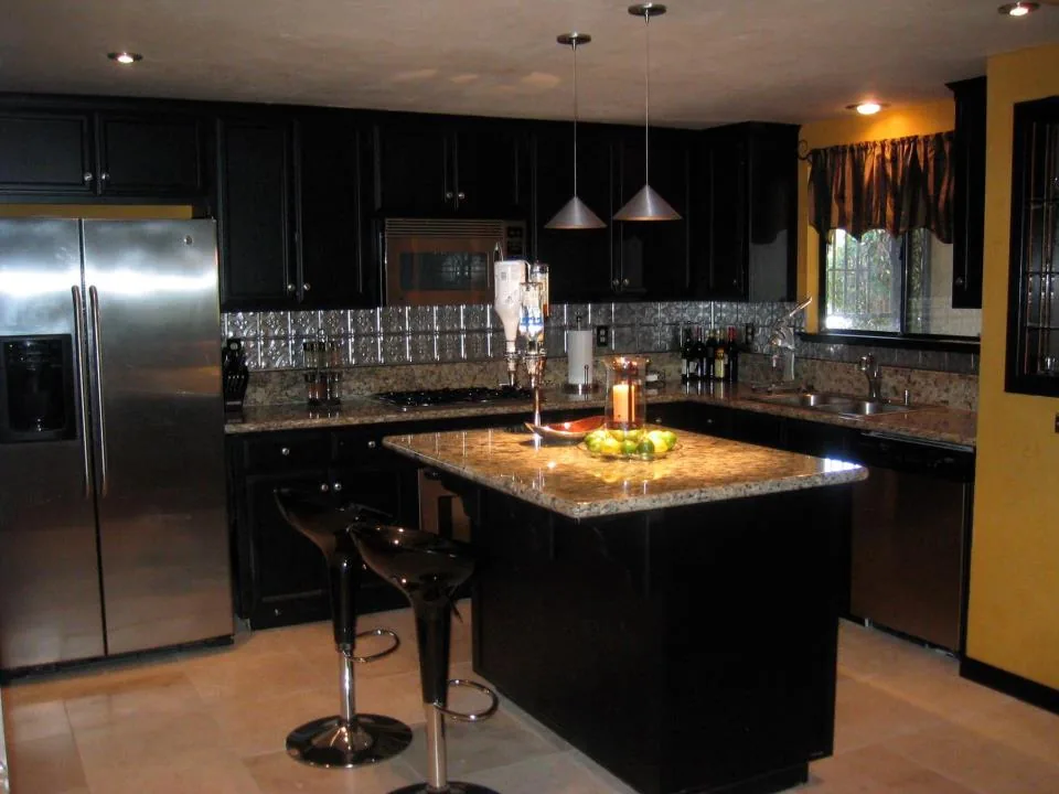 Custom granite kitchen countertops fabricated and installed by Superior Granite and Marble in Madera